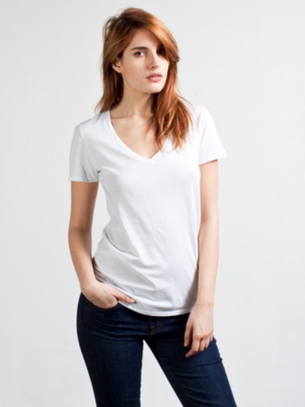 Everlane Original Women's V-Neck Tee Size M